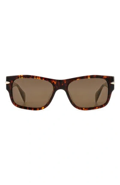 Rag & Bone 55mm Square Sunglasses In Brown
