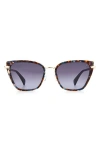 Rag & Bone 56mm Gradient Cat Eye Sunglasses In Multi