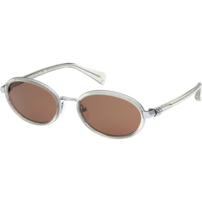 Rag & Bone 56mm Oval Sunglasses In Gray