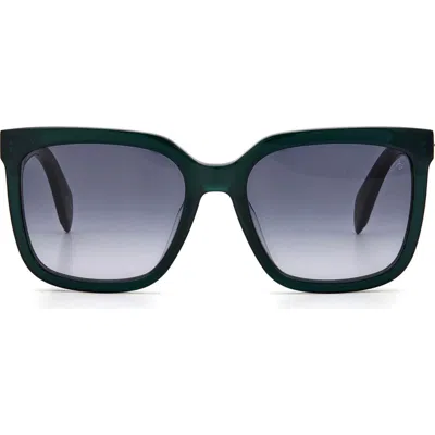Rag & Bone 56mm Square Sunglasses