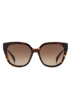 Rag & Bone 56mm Square Sunglasses In Brown