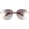 Rag & Bone 57mm Square Sunglasses