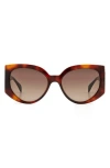 Rag & Bone 58mm Round Sunglasses