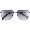 Rag & Bone 59mm Aviator Sunglasses In Blue
