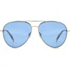 Rag & Bone 59mm Aviator Sunglasses In Blue