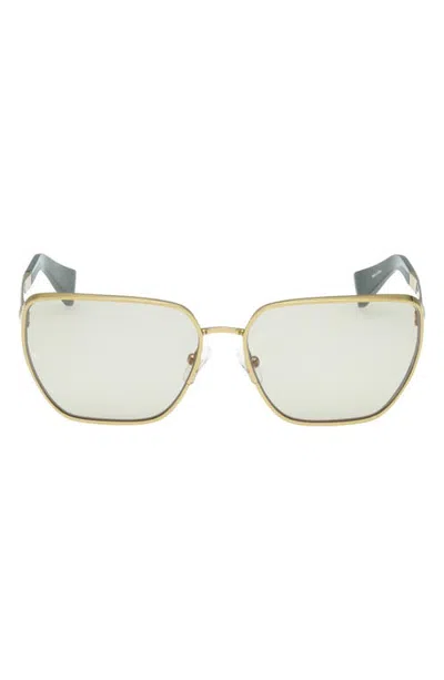 Rag & Bone 60mm Cat Eye Sunglasses In Gold