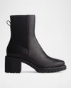 Rag & Bone 65mm Corey Leather Chelsea Boots In Black