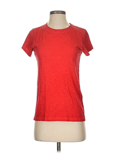 Pre-owned Rag & Bone Active T-shirt In Red