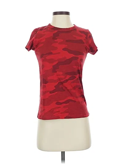 Pre-owned Rag & Bone Active T-shirt In Red