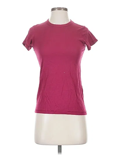 Pre-owned Rag & Bone Active T-shirt In Burgundy