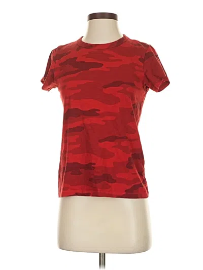 Pre-owned Rag & Bone Active T-shirt In Red
