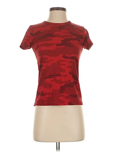 Pre-owned Rag & Bone Active T-shirt In Red