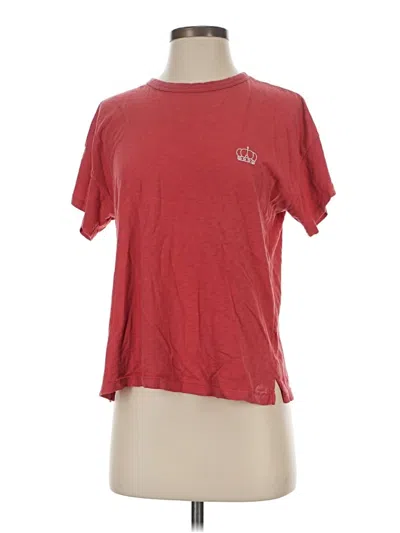 Pre-owned Rag & Bone Active T-shirt In Red