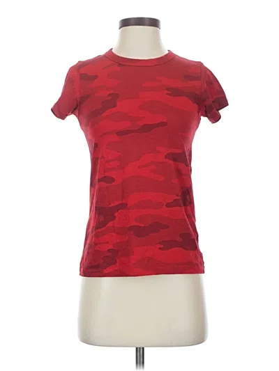 Pre-owned Rag & Bone Active T-shirt In Red