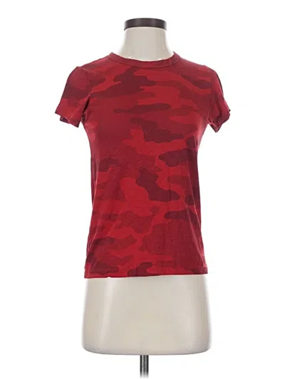 Pre-owned Rag & Bone Active T-shirt In Red