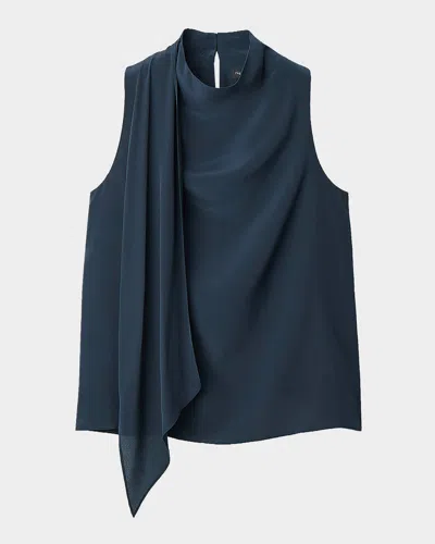 Rag & Bone Adela Silk Scarf Top In Multi