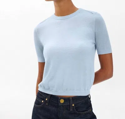 Rag & Bone Adeline Cashmere Tee In Blue