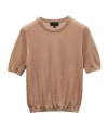 Rag & Bone Adeline Lightweight Cashmere Tee In Brown
