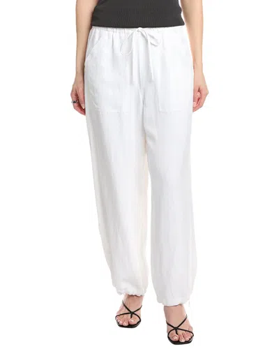 Rag & Bone Adina Linen-blend Pant In White