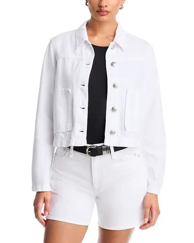 Rag & Bone Adrianna Denim Jacket In White