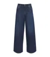 Rag & Bone Aiden Low-rise Wide-leg Jeans In Blue
