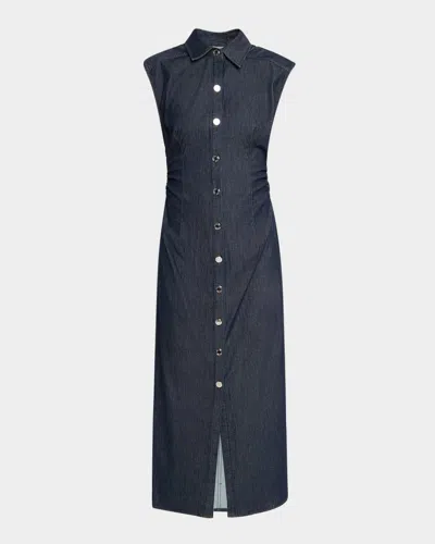 Rag & Bone Airflex Leah Button-front Midi Dress