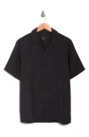 Rag & Bone Alan Camp Shirt In Blue