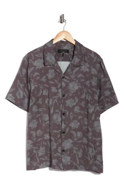 Rag & Bone Alan Printed Shirt In Brown