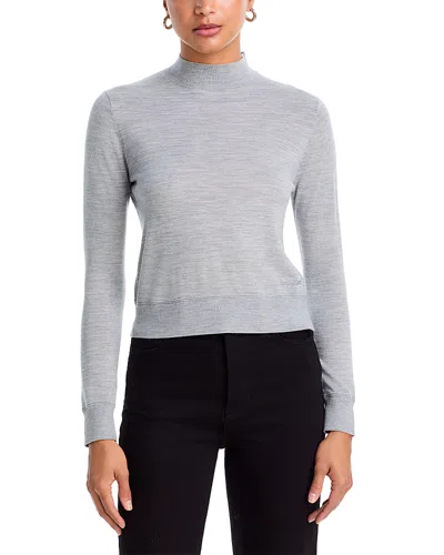 Rag & Bone Alba Merino Wool Mock Neck Sweater In Gray