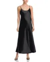 Rag & Bone Alessia Satin Slipdress In Black
