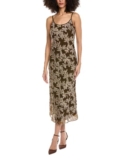 Rag & Bone Alessia Midi Dress In Brown