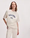Rag & Bone Alex University Tee In White
