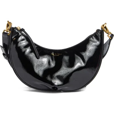 Rag & Bone Alix Leather Crossbody Bag In Black