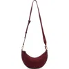Rag & Bone Alix Leather Crossbody Bag In Burgundy