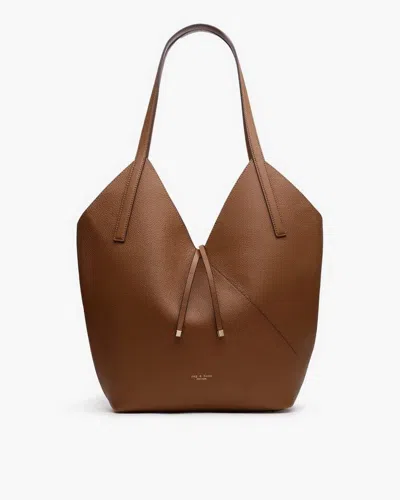 Rag & Bone Alix Leather Tote In Brown