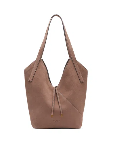 Rag & Bone Alix Suede Small Carryall In Brown