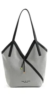Rag & Bone Alix Tote Natural/black In Black