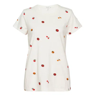 Rag & Bone All Over Baby Tomatoes Tee In Multi