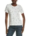 Rag & Bone Dagger Print Cotton Blend T-shirt In White