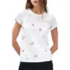 Rag & Bone All Over Lucky Charm T-shirt In White
