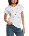 Rag & Bone All Over Valentines T-shirt In White