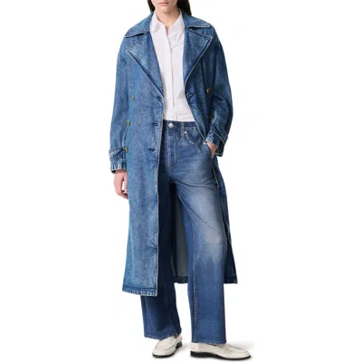 RAG & BONE RAG & BONE ALORA FEATHERWEIGHT DENIM TRENCH COAT