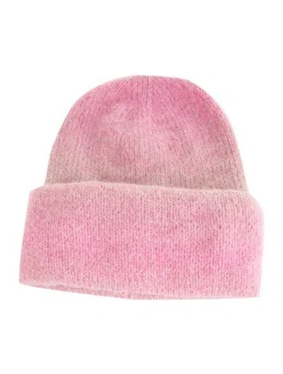 Pre-owned Rag & Bone Alpaca Beanie In Pink