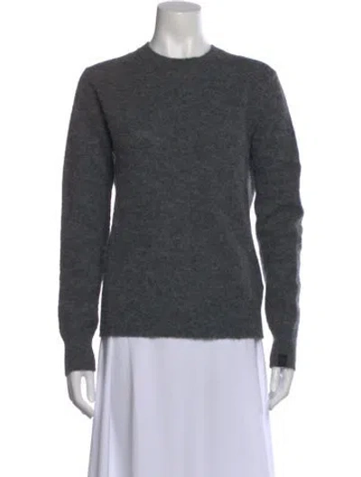 Pre-owned Rag & Bone Alpaca Crew Neck Sweater In Gray