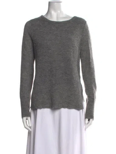 Pre-owned Rag & Bone Alpaca Crew Neck Sweater In Grey