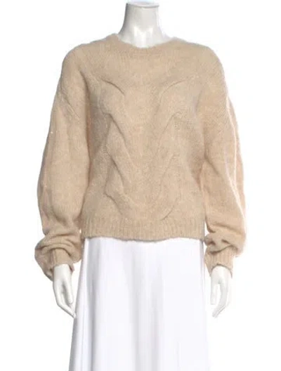 Pre-owned Rag & Bone Alpaca Crew Neck Sweater In Neutral