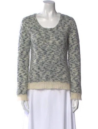 Pre-owned Rag & Bone Alpaca Printed Sweater In Multi