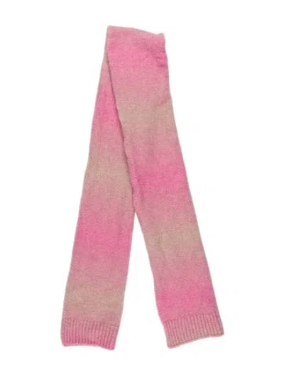Pre-owned Rag & Bone Alpaca Scarf In Pink