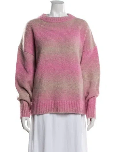 Pre-owned Rag & Bone Alpaca Tie-dye Print Sweater In Pink