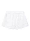Rag & Bone Amy Elasticated-waist Lace Shorts In White